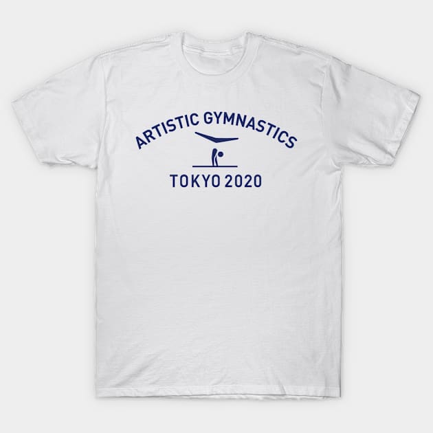 Artistic Gymnastics Olympics Tokyo 2020 Games pictograms T-Shirt by Aldebaran